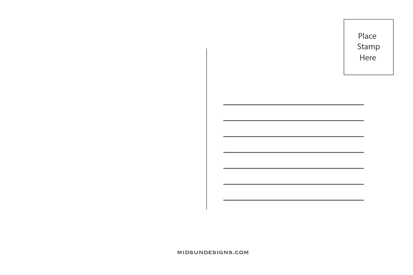 Desert Wildflowers Postcard 2 | Las Vegas Nevada