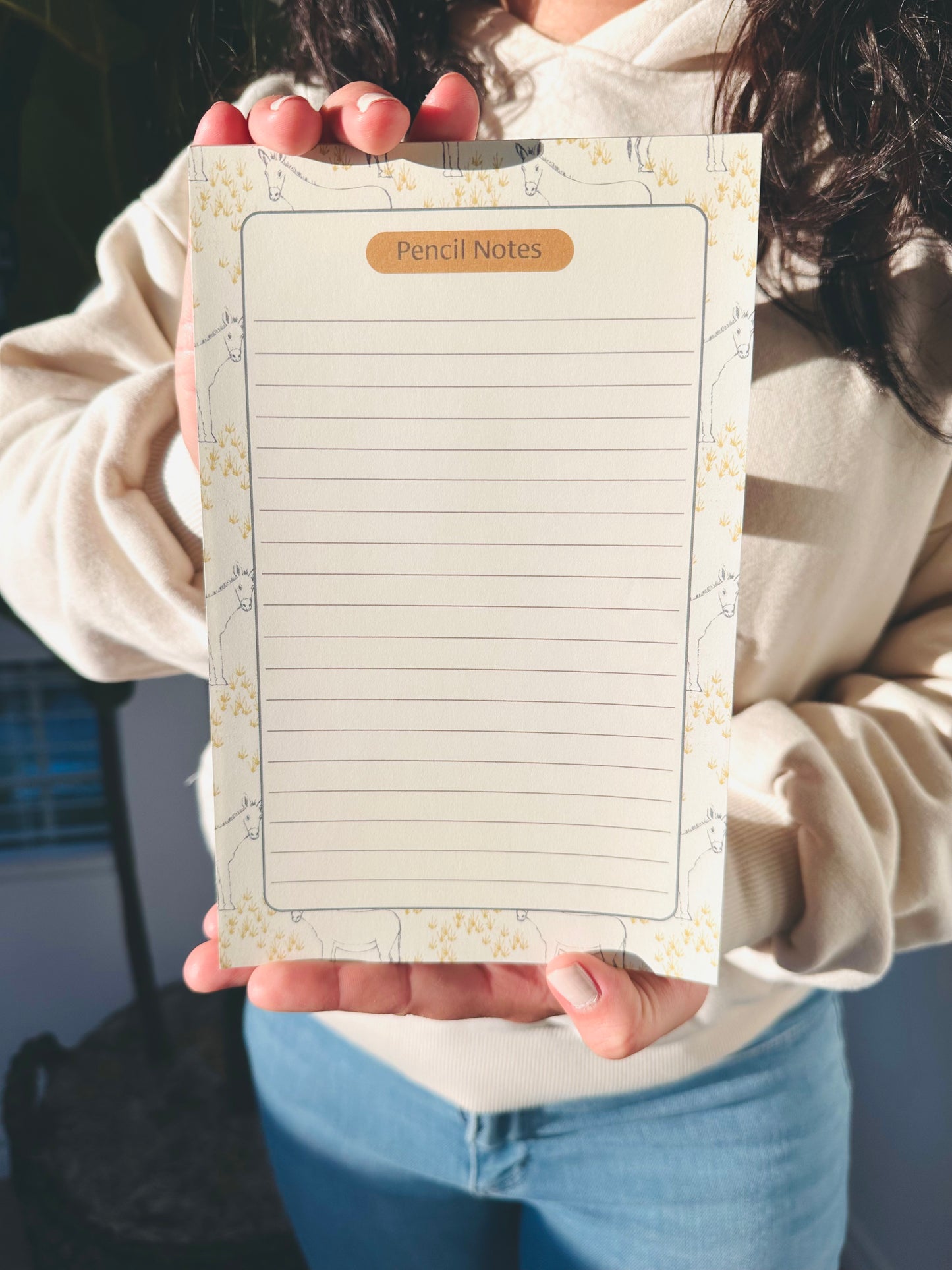 Burros in the Wild Notepad