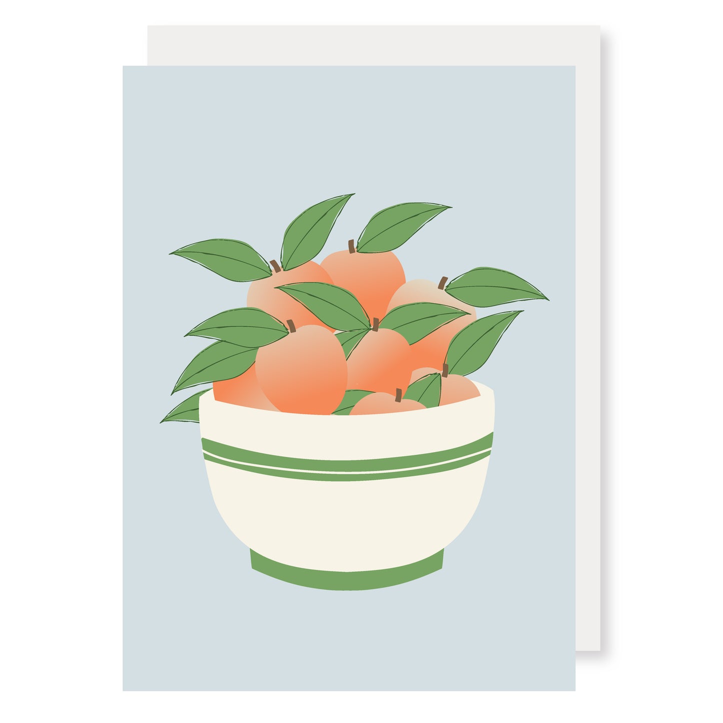 Apricot Botanical Greeting Card