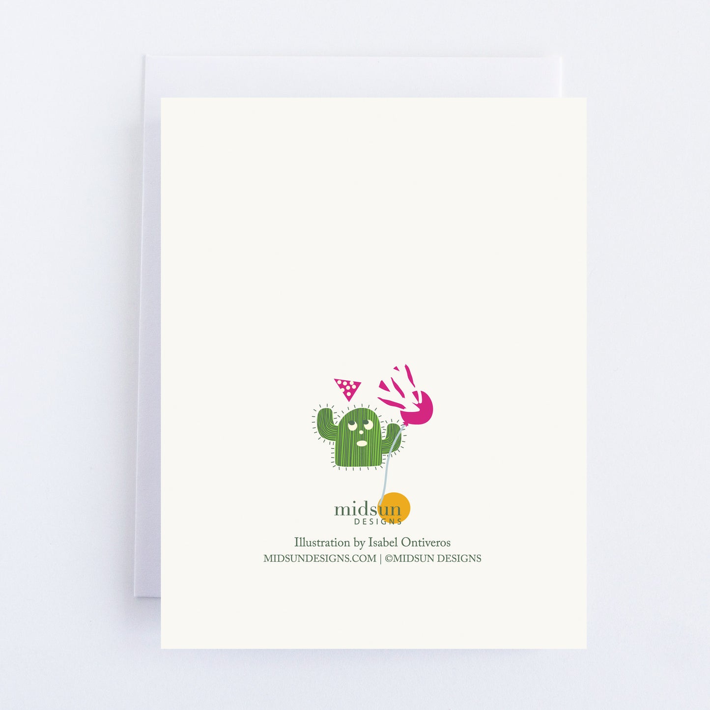 Cactus Blast Birthday Greeting Card