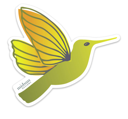 Costa's Hummingbird die cut sticker