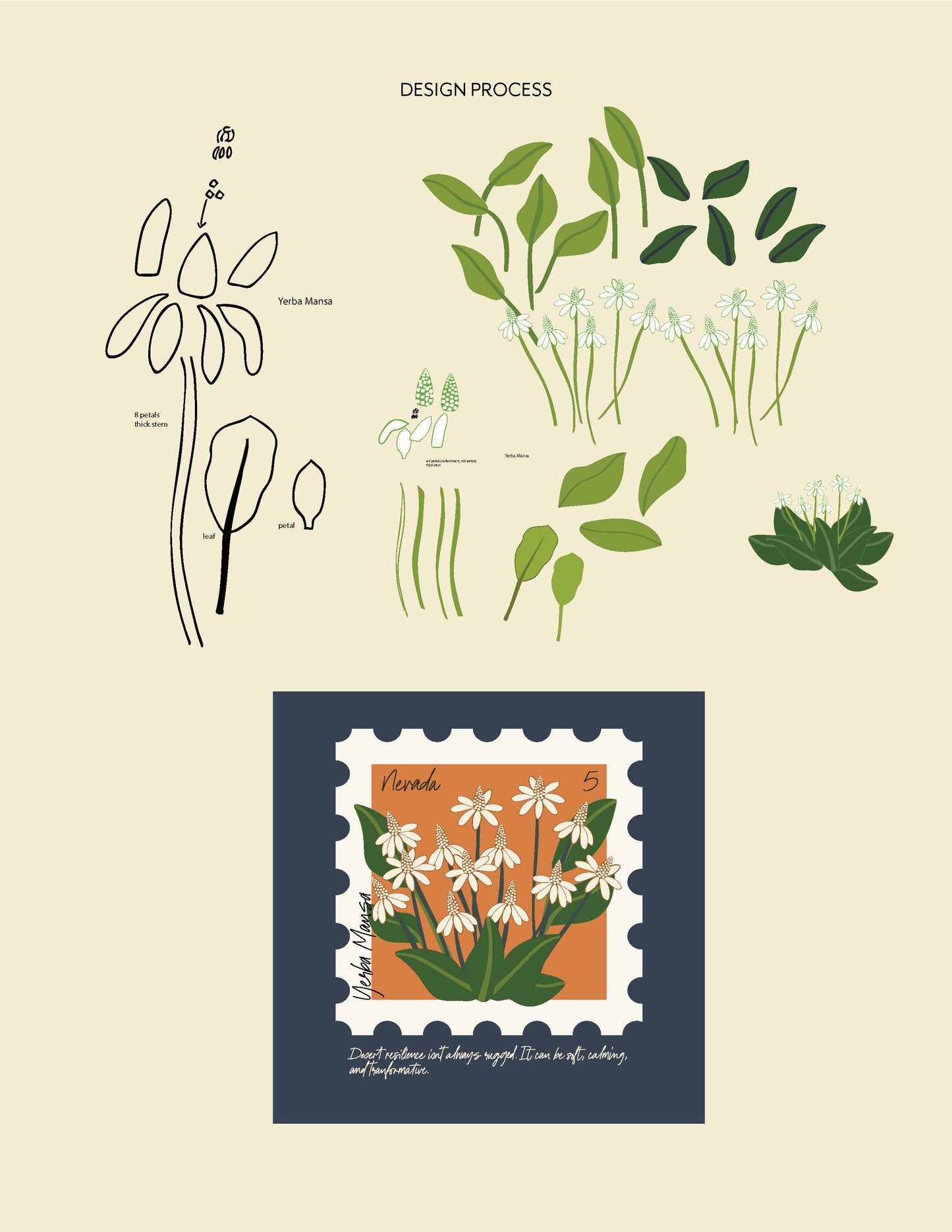 2026 WILDFLOWER CALENDAR |  POSTAGE STAMP SOUVENIR | Jan - Dec 2026 | 8.5 x 8.5