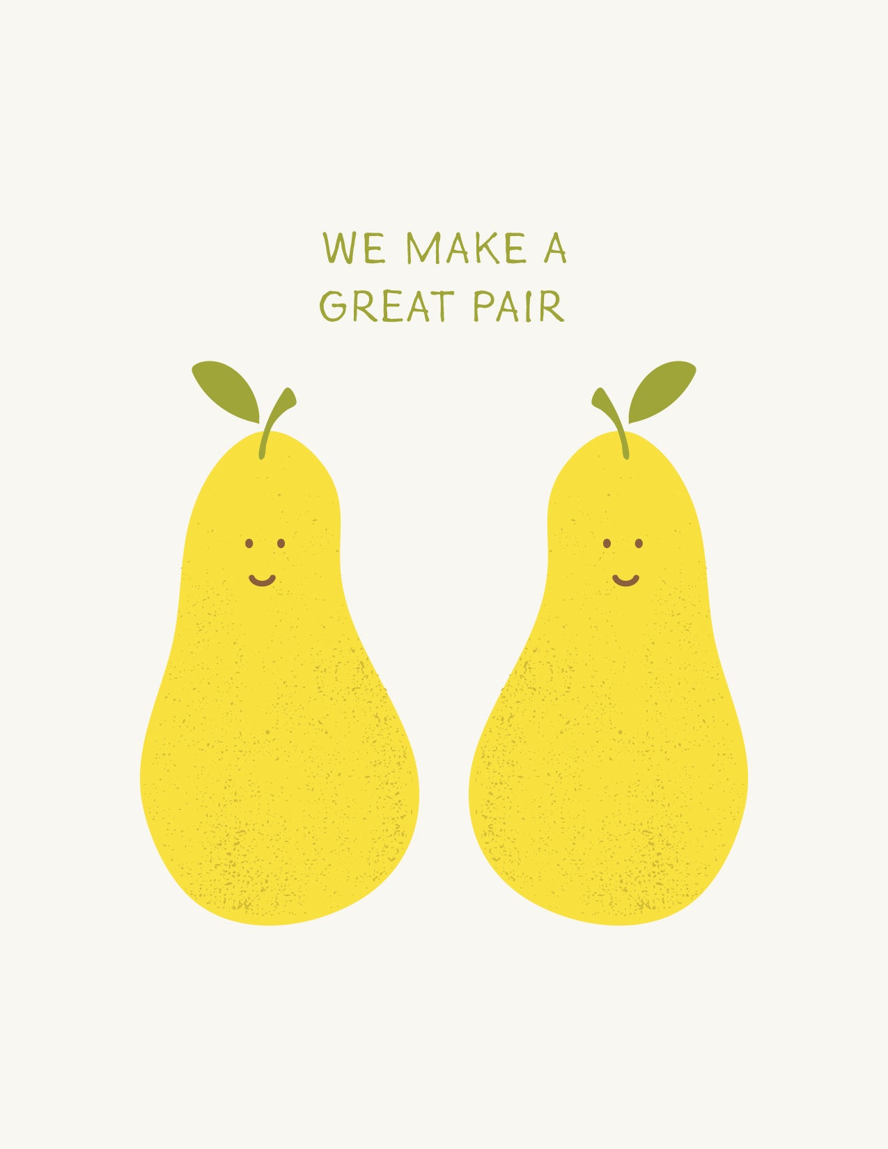 Great Pair Greeting Card