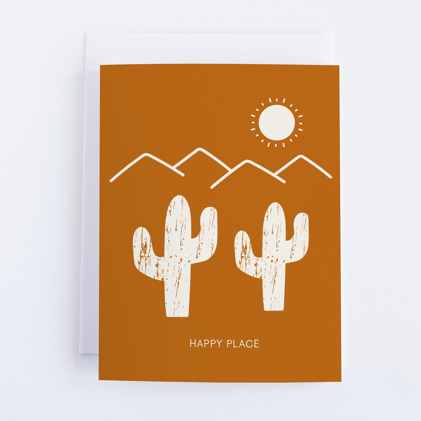 Happy Place Desert Greeting Card