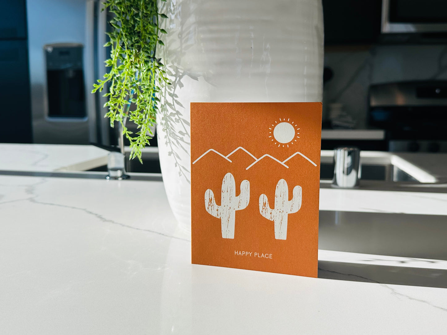 Happy Place Desert Greeting Card