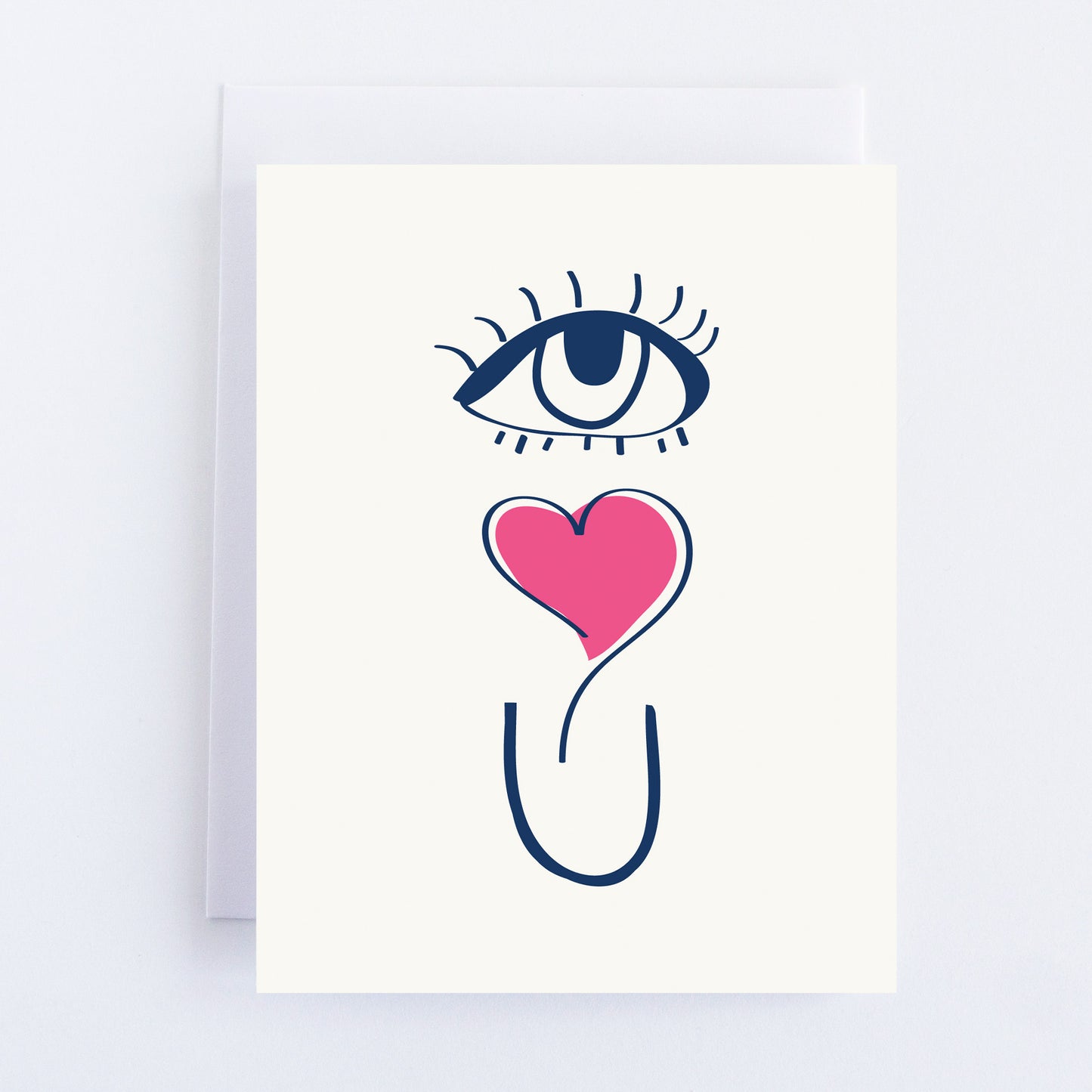 I Love U Greeting Card