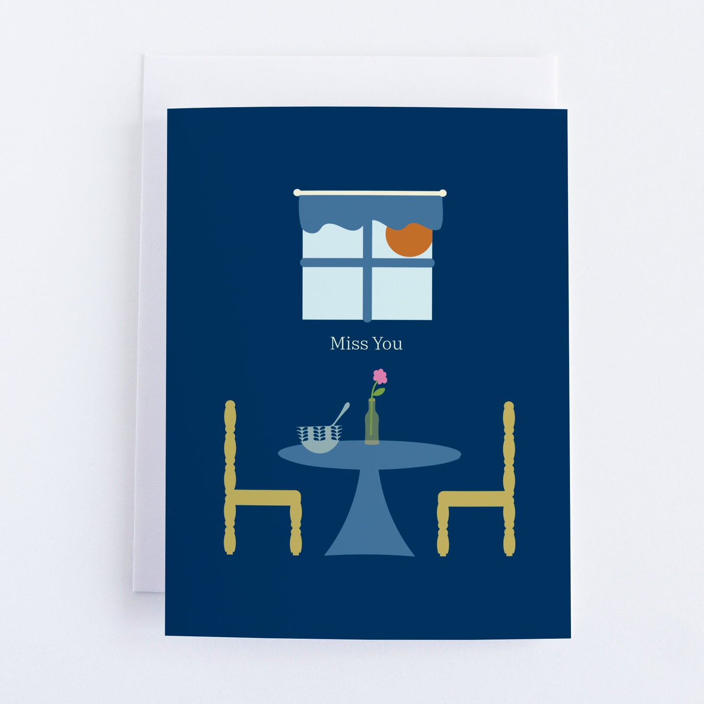 Miss You Mornings Greeting Card