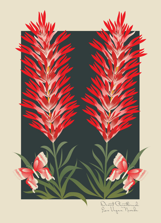 Desert Paintbrush Art Print