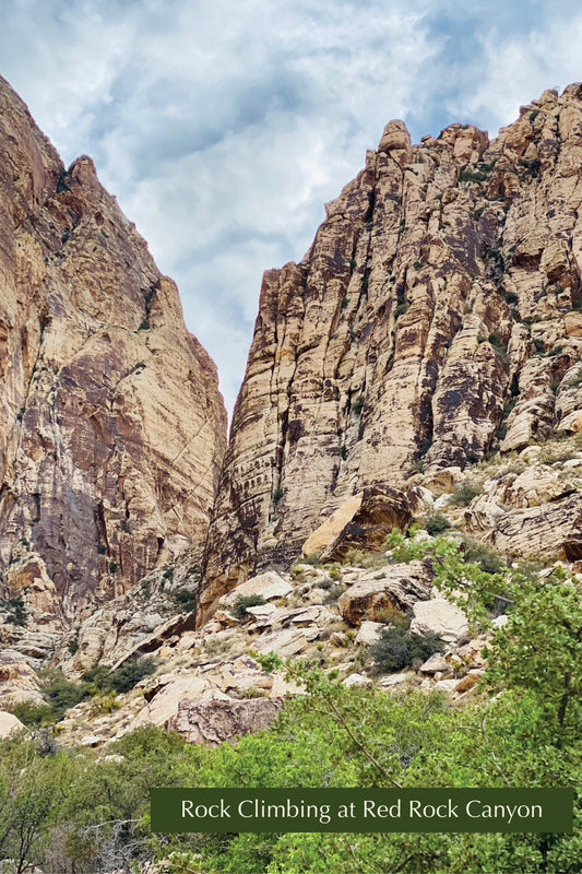 Rock Climbing at Red Rock Canyon Postcard