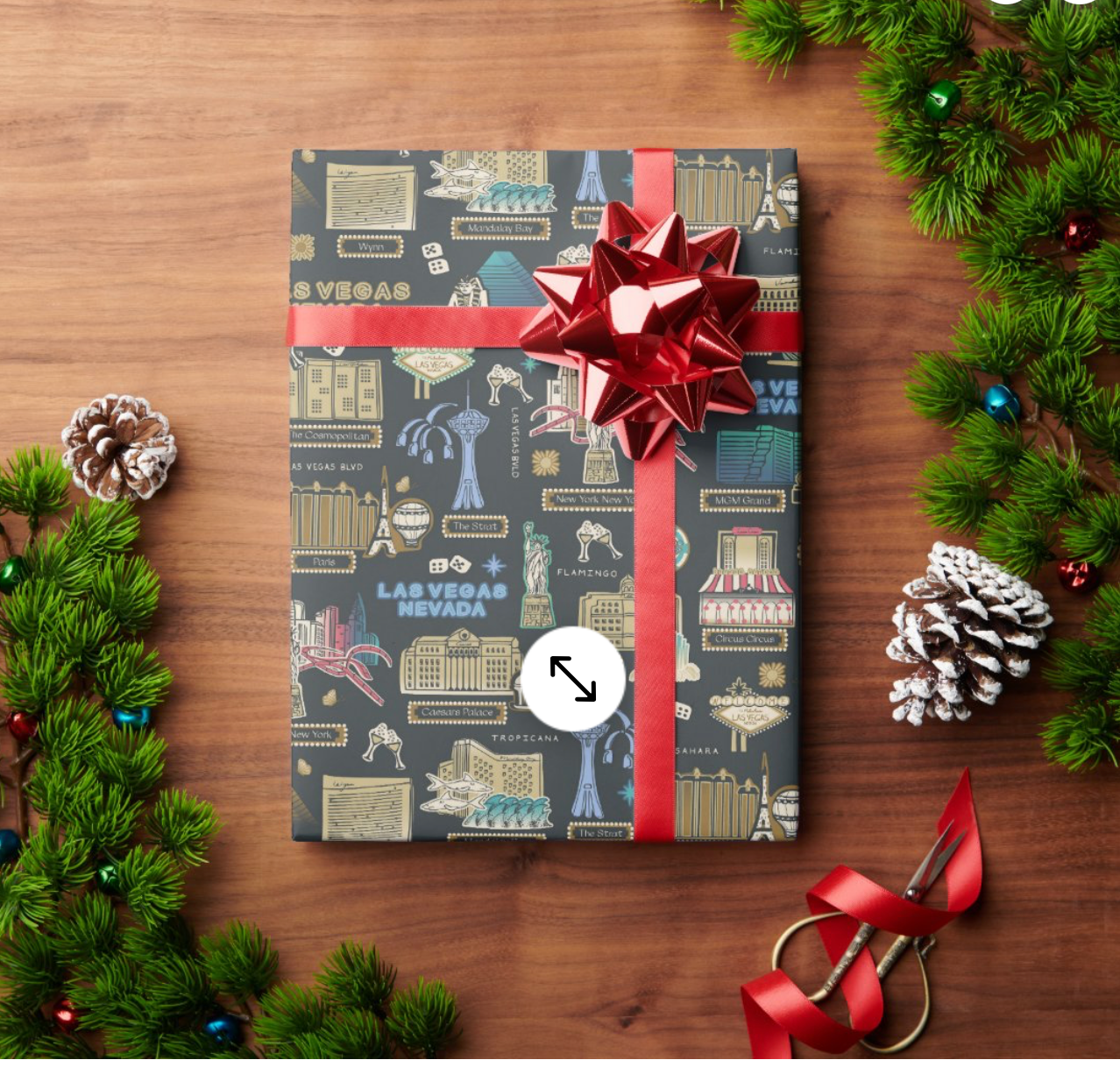 Las Vegas Strip Wrapping Paper Sheets