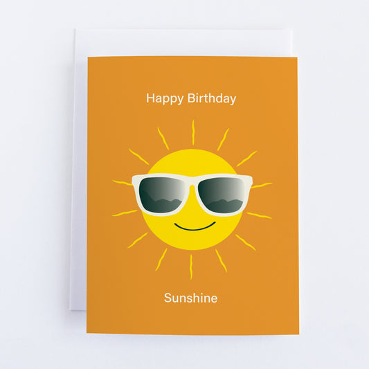 Sunshine Birthday Greeting Card